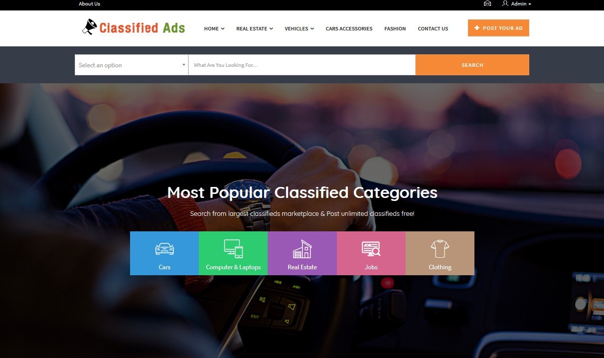 Premium Classified Ads Website – Free INSTALLATION + Hosting
