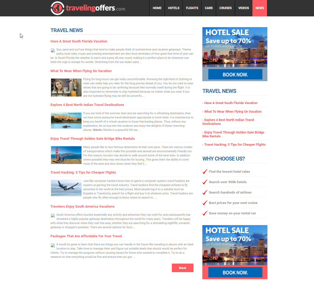 Automatic TRAVEL Booking Site – Hotel Flight Cruise Rental Car Make $1-4 p/Lead