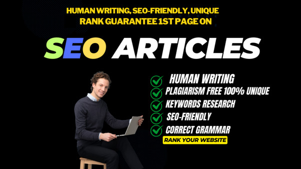 I Will Write 3 Articles (2000+Word) SEO Friendly Articles / Blog Posts