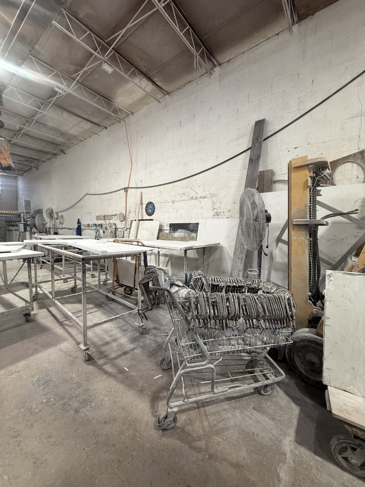 Stone Fabrication Shop Setup For Sale – Forklift & Machinery Included