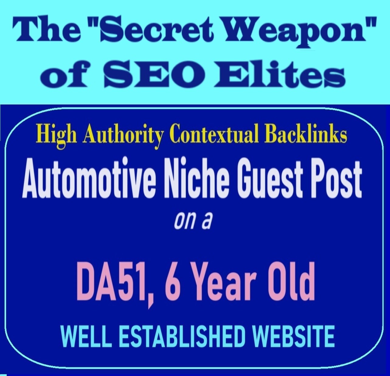 Premium SEO Guest Post on my DA40 Plus Automotive Blog with Dofollow backlink