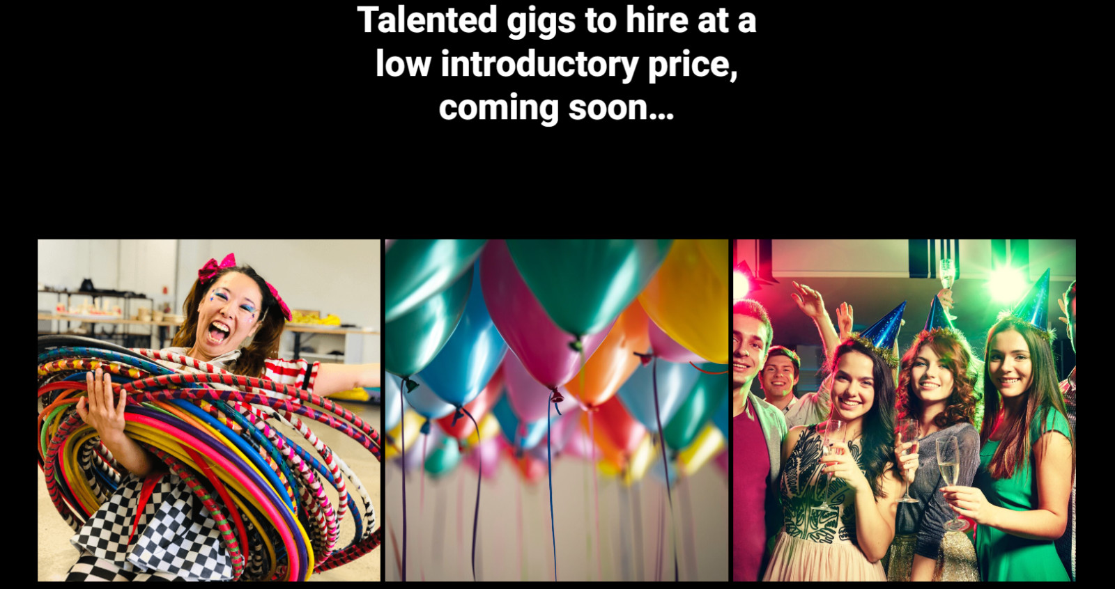 AZpartygigs.com Domain and Website Design for Sale! Party Entertainment Busines
