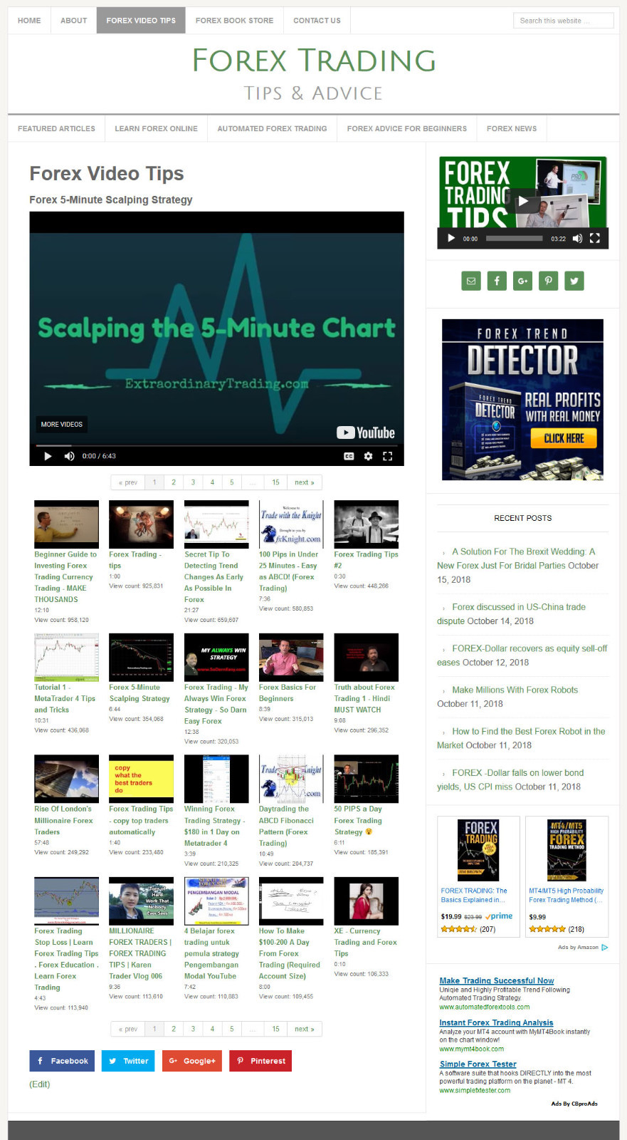 * FOREX TRADING TIPS * niche website business for sale w/ AUTO CONTENT UPDATES