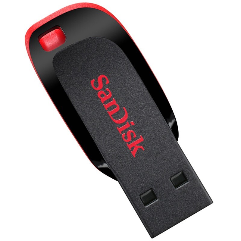 New SanDisk Red Black Cool Blade CZ50 USB 2.0 USB flash drive