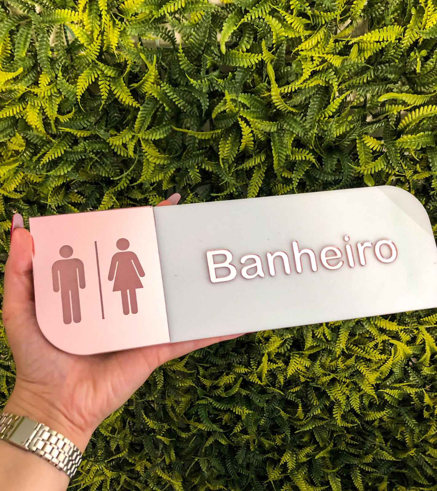 Door plate 11×3”