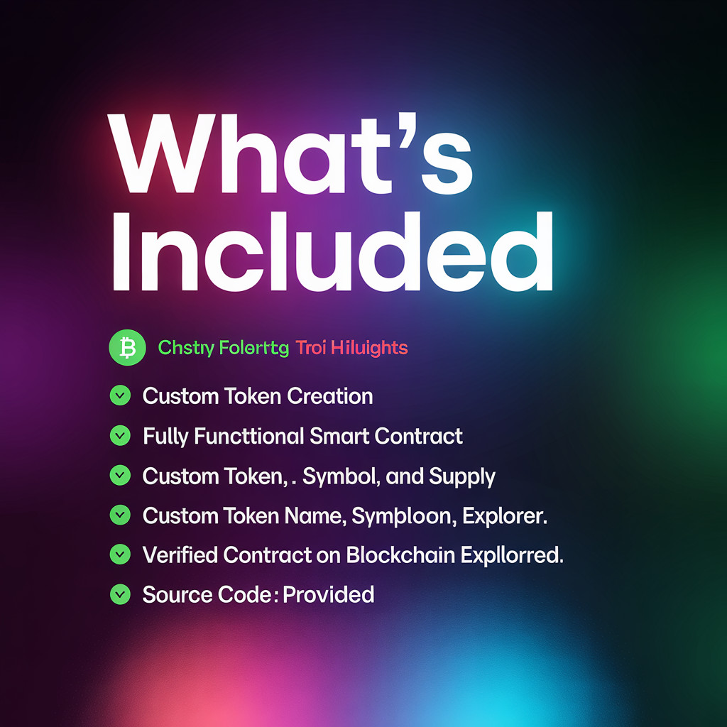 Crypto Token Launch Service | Custom Token on ETH, BSC, Polygon