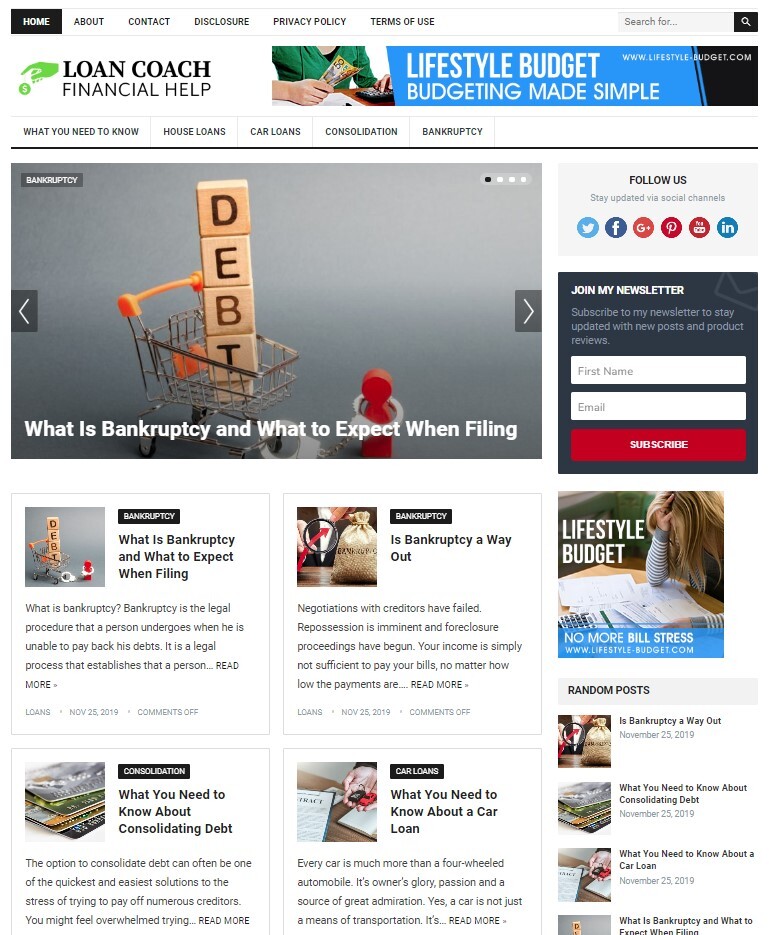 DFY LOAN WORDPRESS THEME+FREE SETUP PRE-DESIGNED BANNERS AND ADS