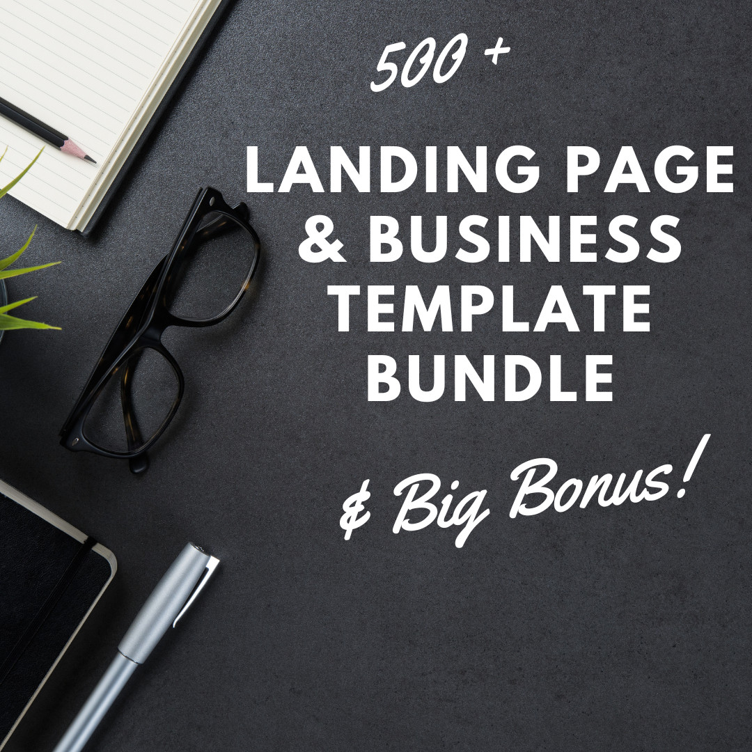 Premium Landing Page & Other Business 500+ Templates Very useful Plus Big Bonus