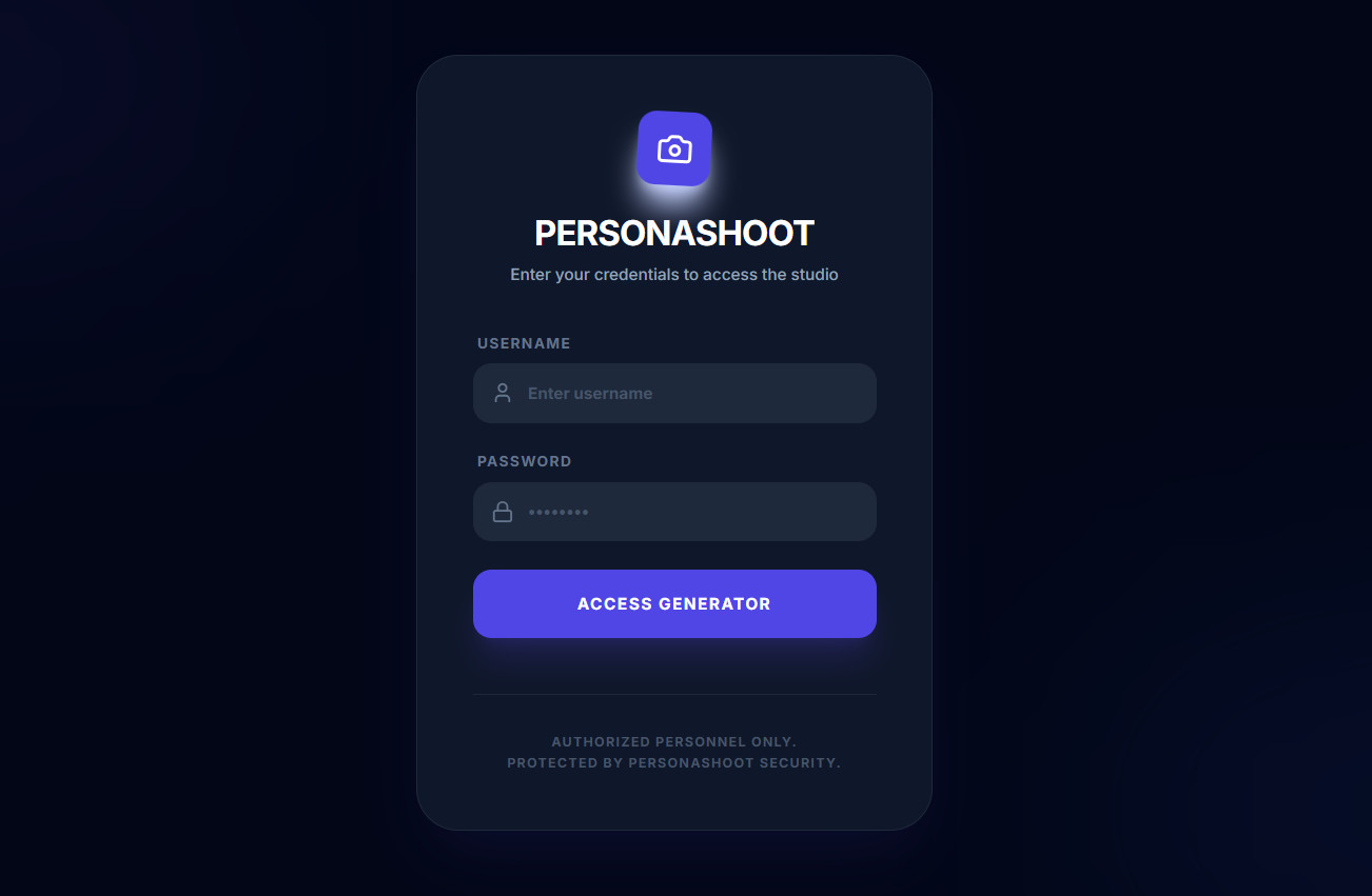 AI Character Generator & Consistent Persona Creator – PersonaShoot AI (Web App)