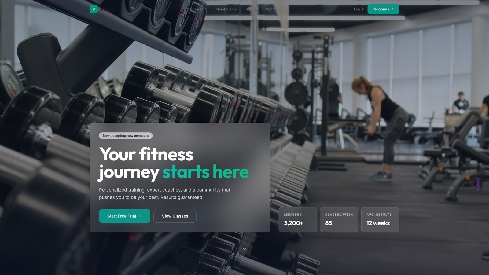 Premium Custom Website Design & Development – SEO Fitness service Website