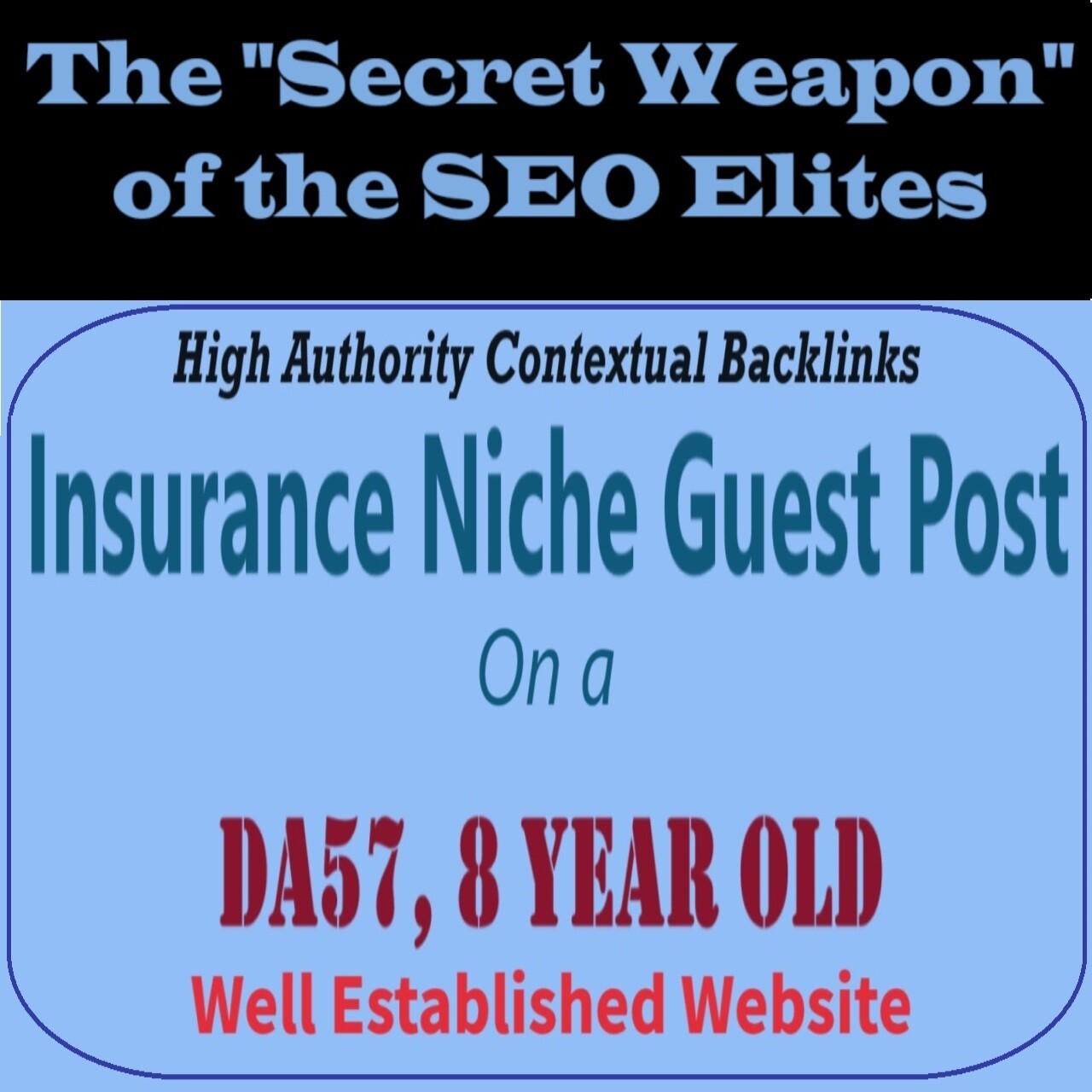 Premium SEO Guest Post on my DA50+ Insurance Blog with Dofollow backlink