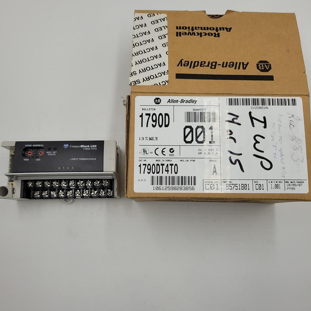 ALLEN BRADLEY COMPACT BLOCK LDX 1790D-T4T0 PACKAGED ORIGINAL BOX