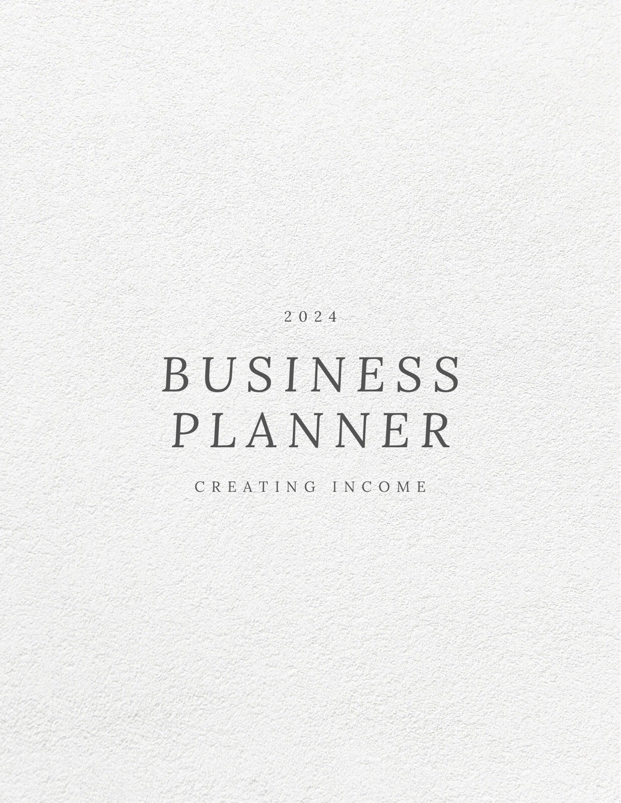Digital Business Planner 2024