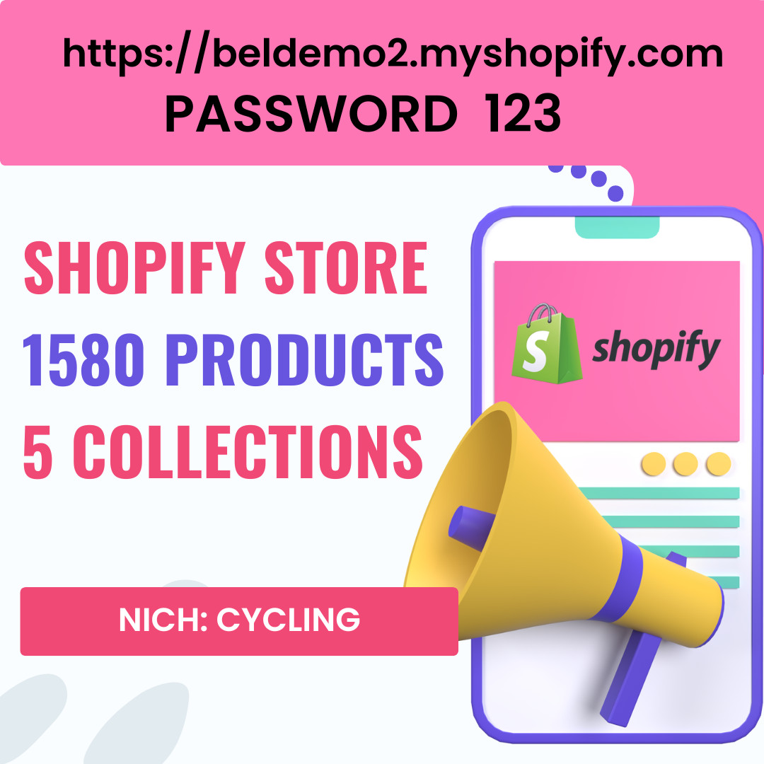 READY-MADE DROPSHIPPING Shopify Store – Cycling- 1500 Products