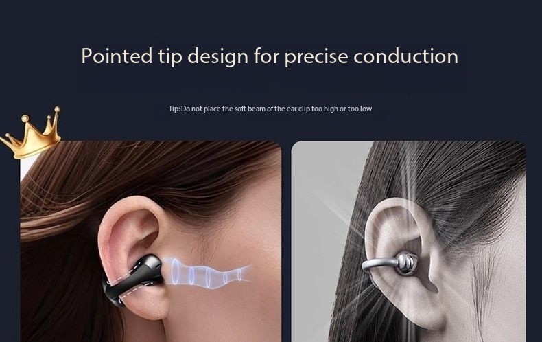 Pincun W28 Clip-on Bluetooth Earphones, Wireless, Open-Ear, Non-In-Ear