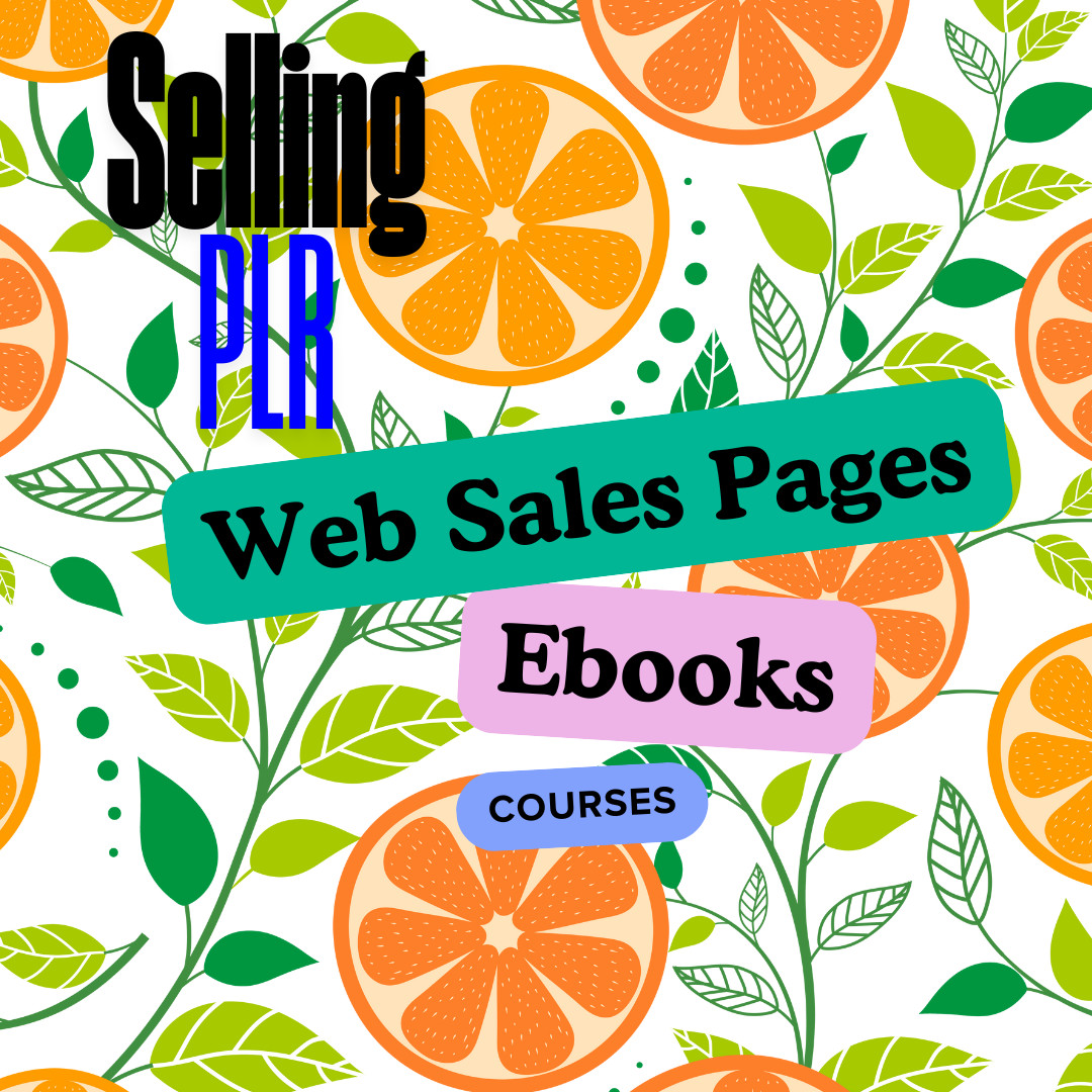 Selling PLR E books, Guides & Courses Plus Splash Pages Make Cash Online Bundle