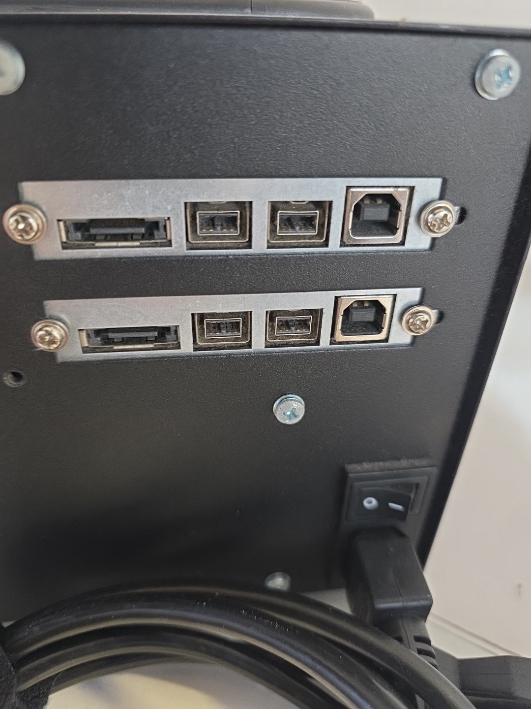 Wiebetech RTX220-QJ 2 Bay Tray-Free Drive Enclosure ESATA Fw800 Fw400 Usb2 