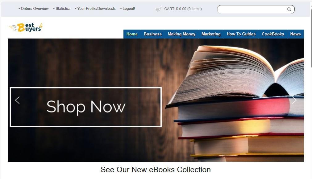 Complete website for selling books Free Hosting / Complete Setup